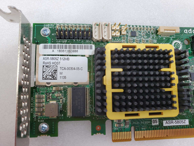 Adaptec ASR-5805Z SAS/SATA 512MB RAID Controller Card )