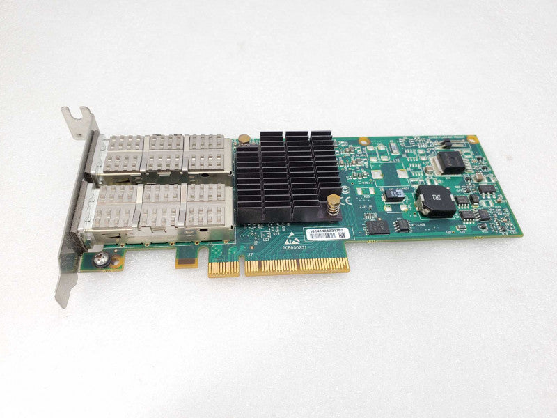 HP 593412-001 Mellanox CONNECTX-2 Dual Port InfiniBand 4X QDR PCIe 2.0 x8 HCA )