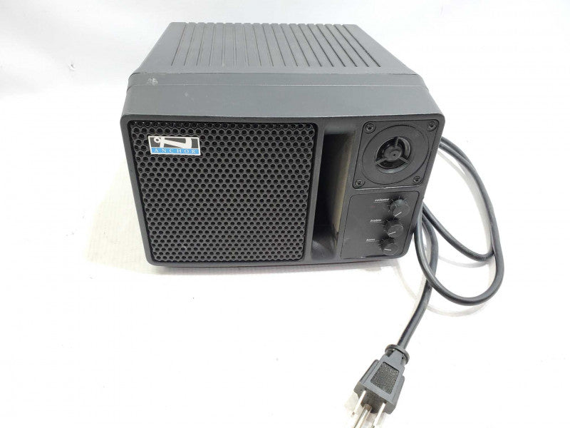 Anchor AN-130 Portable Powered Black Speaker PA System _Power-on tested )