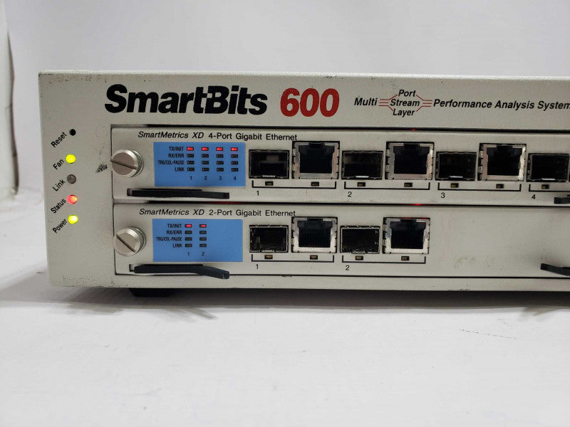 Spirent SmartBits SMB-600 Data Traffic Generator, 2 Slot, 6 Gigabit port [