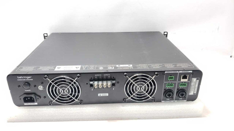 Behringer AX6240Z 900W 70/100V Dual-Channel Power Amplifier, Powers on AS-IS ~