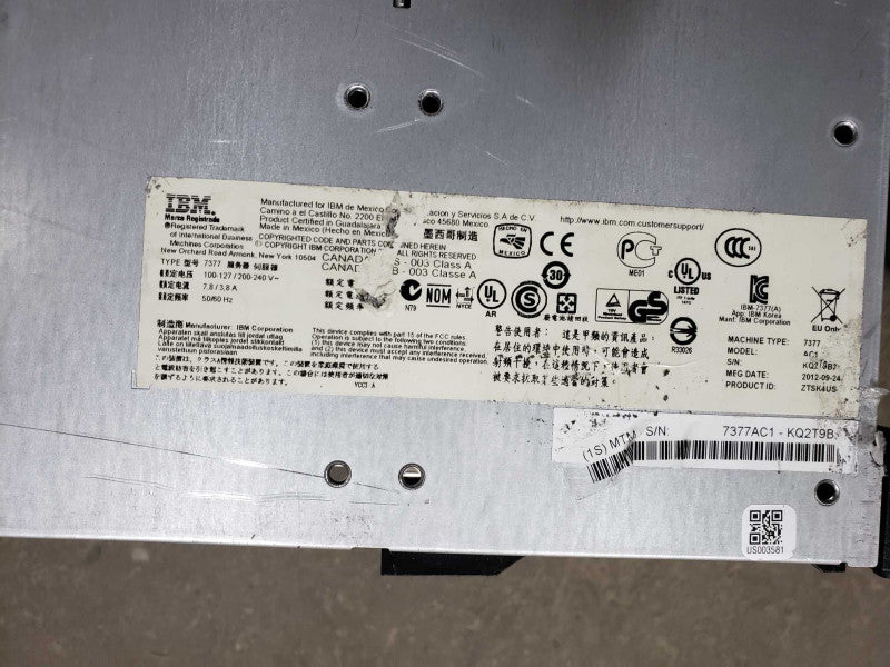 IBM QRadar 1805 2x E5620 48GB DDR3L ServeRaid M5015 Controller  [