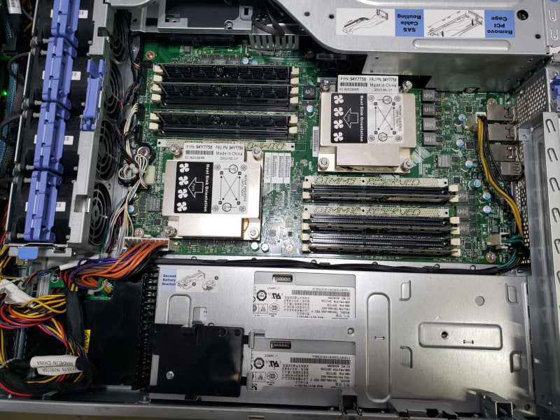 IBM QRadar 1805 2x E5620 48GB DDR3L ServeRaid M5015 Controller  [