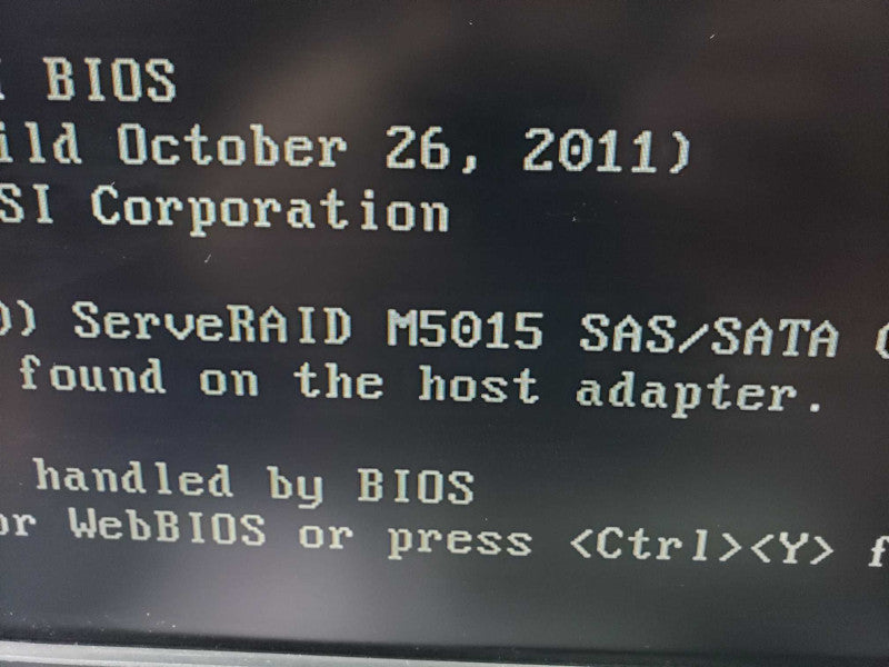 IBM QRadar 1805 2x E5620 48GB DDR3L ServeRaid M5015 Controller  [