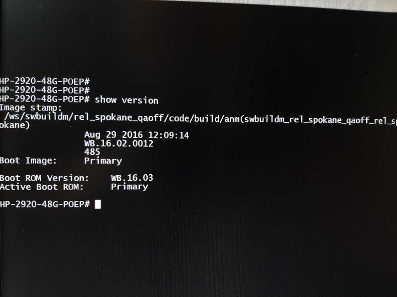 HP Aruba J9729A 2920-48G-POE+ 48-Port GE & 2-Slots for 10G Modules ~