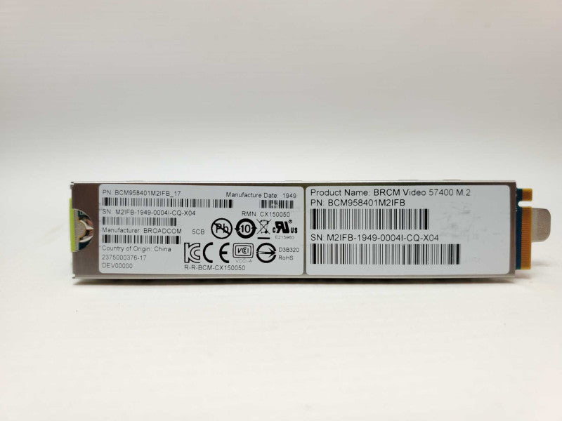 Broadcom M.2 Video Transcode Accelerator - CX150050 (BRCM Video 57400 M.2) :