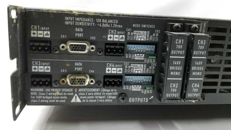 QSC direct 70v amplifier CX204V / see notes #
