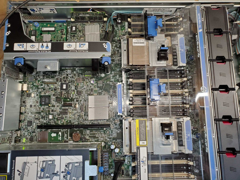 Hp Proliant DL380p G8, 2x intel Xeon E5-2690, 32GB Ram.  :