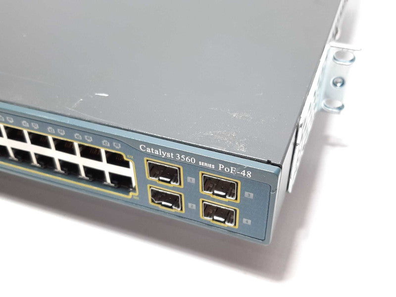 Cisco Catalyst 3560 PoE-48 48-Port Ethernet Switch WS-C3560-48PS-S +