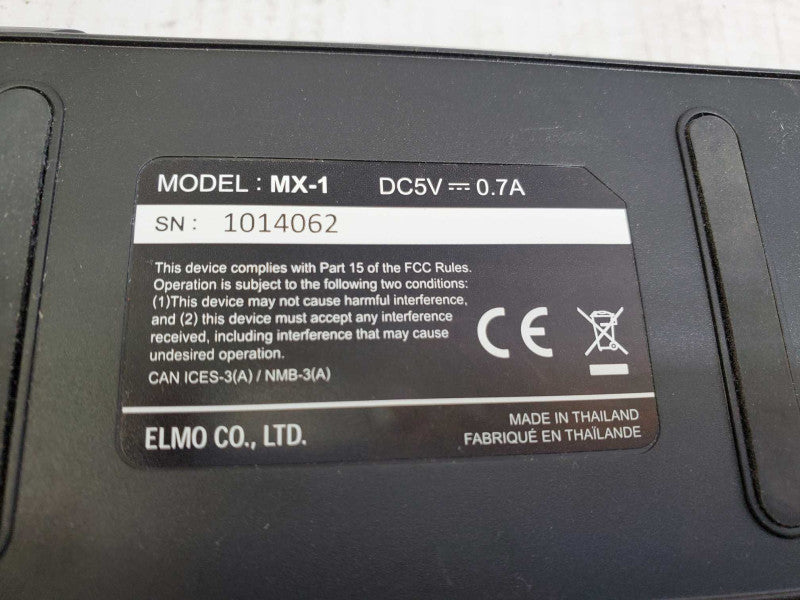 Elmo MX-1 Visual Presenter with USB Cable _ Tested )