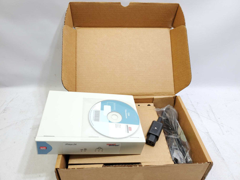 RAD TDM IP Driven 4881190000 IPMUX-24/FE/1T1/UTP/UTP//UTP(D) w/ Accessories )