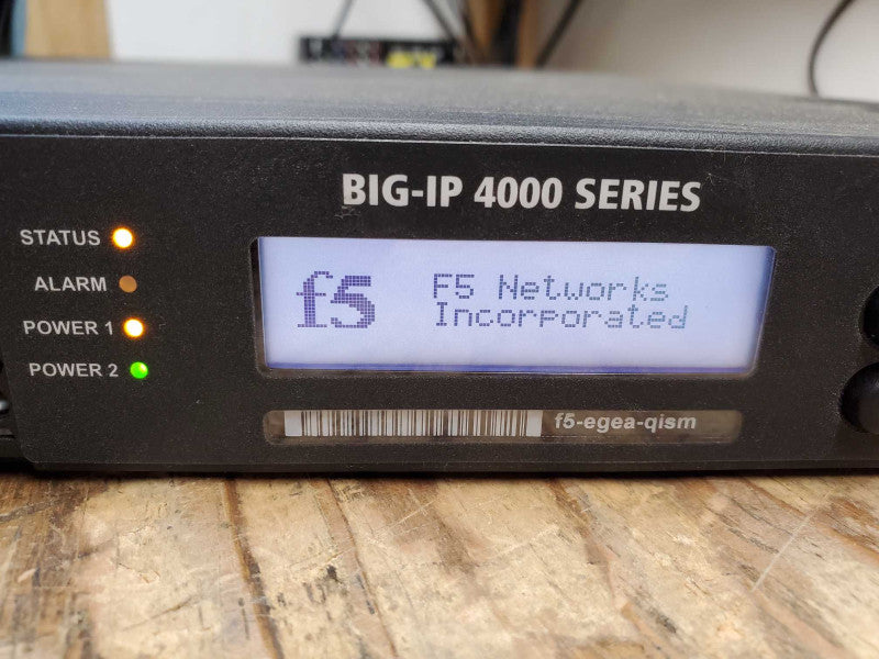 F5 Networks BIG-IP 4000 Series 200-0352-04 REV A w/2x PSU NO HDD :