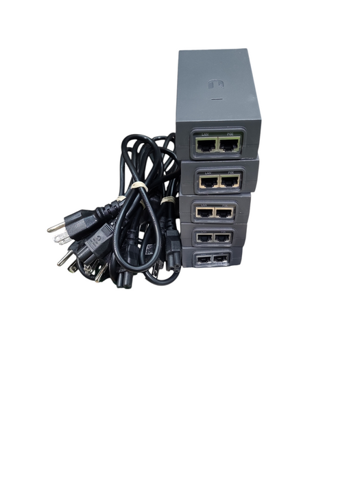 Lot 5x Ubiquiti Networks Carrier PoE Adapter 50v