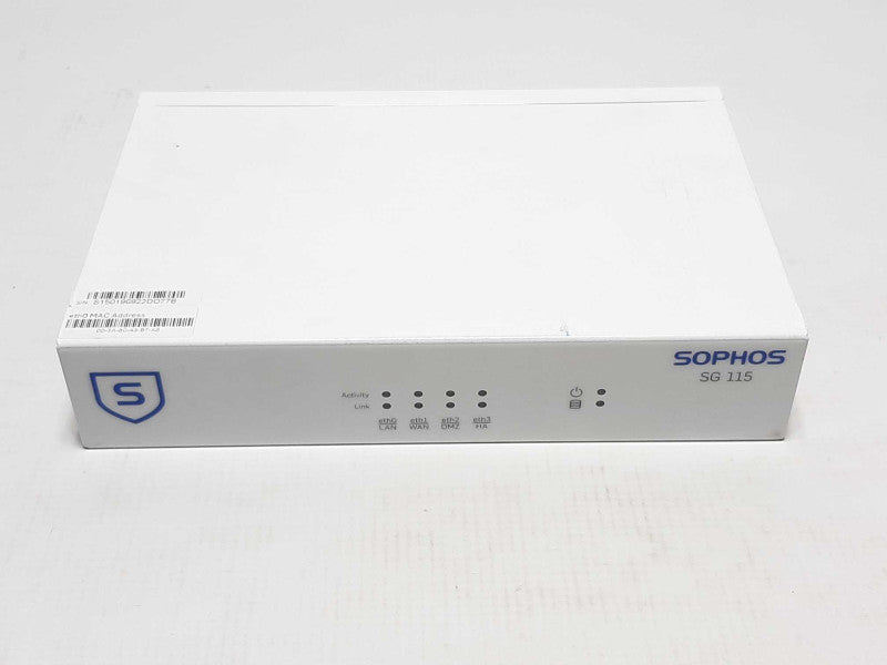 Sophos SG 115 Rev 2 Firewall Security VPN Appliance +