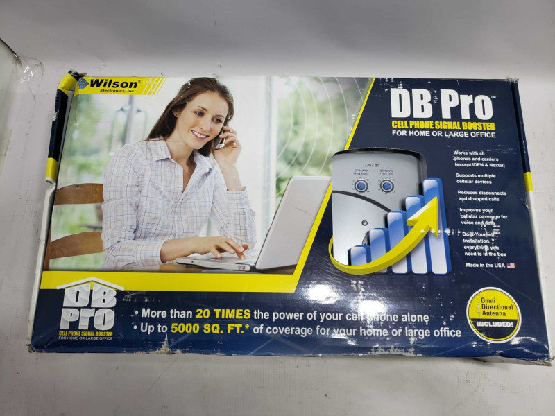 New Wilson DB Pro 3G Cellular Signal Booster 271265 W/ Power Supply And Guide [