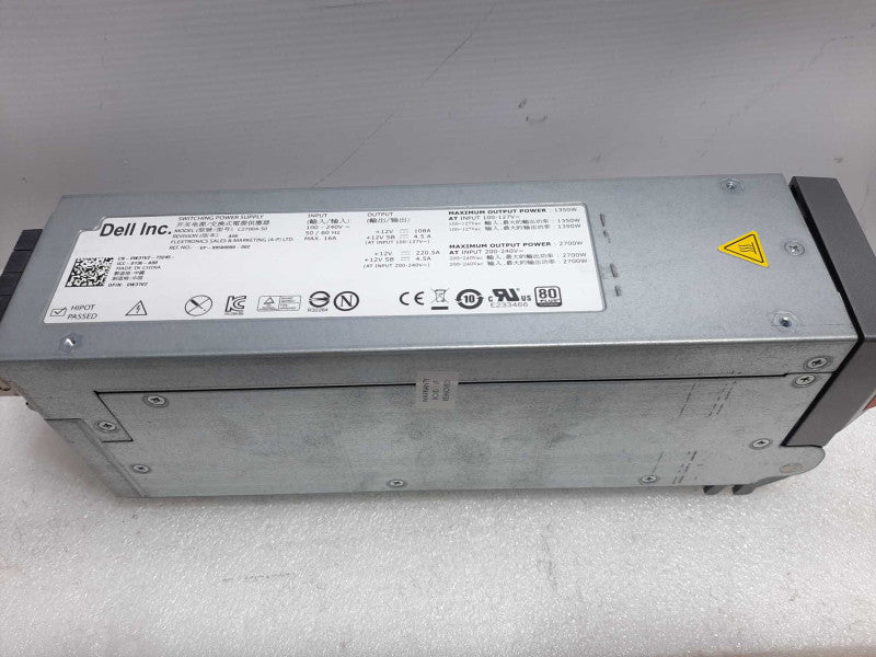 Dell PowerEdge M1000E Chassis 2700W Power Supply W31V2 0W31V2 C2700A-S0 ~