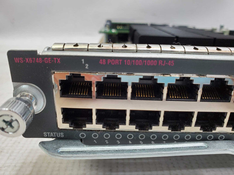 Cisco WS-X6748-GE-TX, 48-Port, Gigabit Ethernet Module w/ WS-F6700-DFC3B )