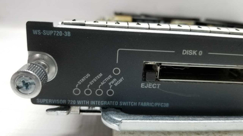 Cisco WS-SUP720-3B supervisor engine / flash memory removed as shown #