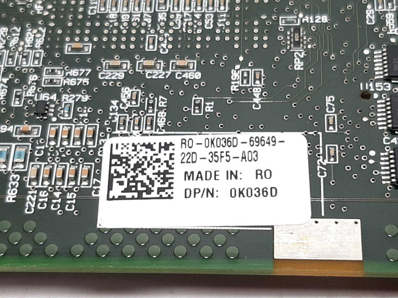 Dell PowerEdge M1000E iKVM Analogue Switch Enclosure Module Card K036D +