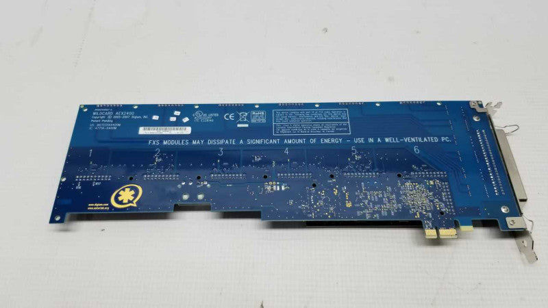 Wildcard AEX2400 voice Interface card w/ 6x X400M / 1x 5VPMADT032 modules #