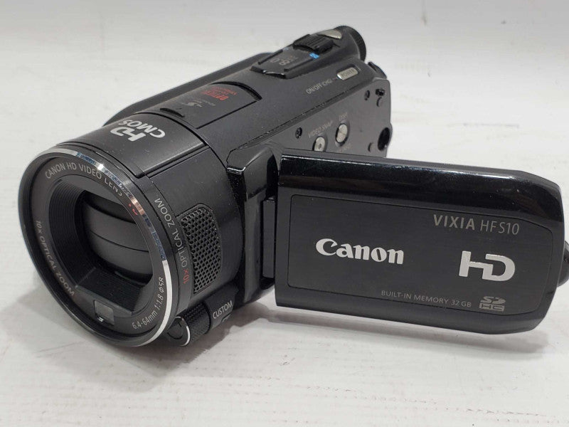 Canon Vixia HF S10 8MP Digital SD Camcorder w/ 32GGB HDD |