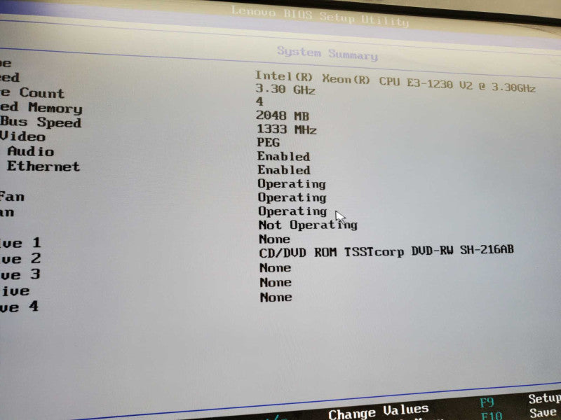 Lenovo ThinkStation E31, Xeon E3-1230 V2 @ 3.30Ghz,2GB RAM, No HDD No GPU )