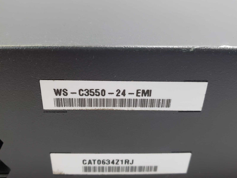 Cisco Catalyst 3550 WS-C3550-24-EMI 24 Port Ethernet Managed Switch _ Rested )