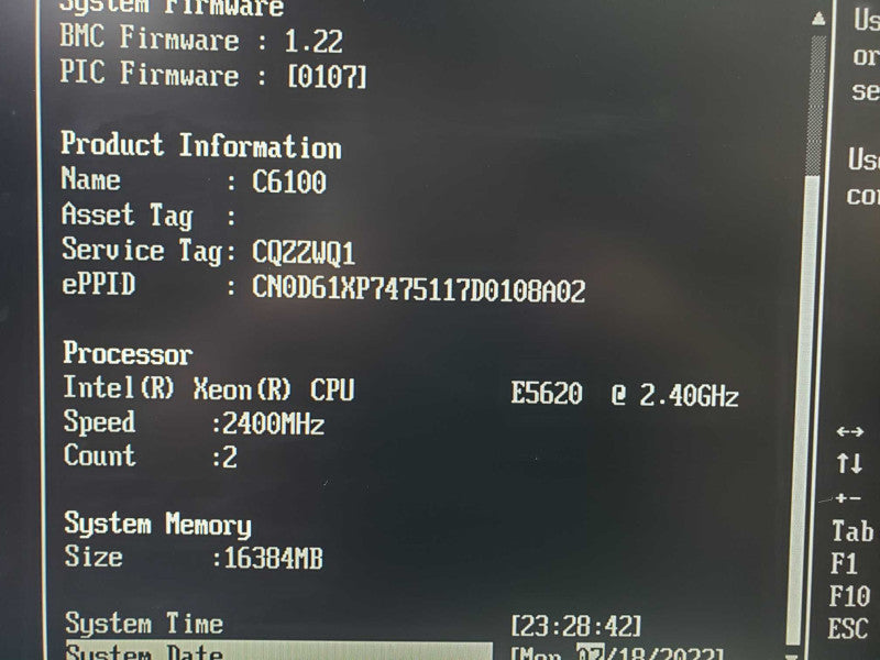 DELL XS23-TY3 with 3x C6100 different CPU and Ram, Check description [