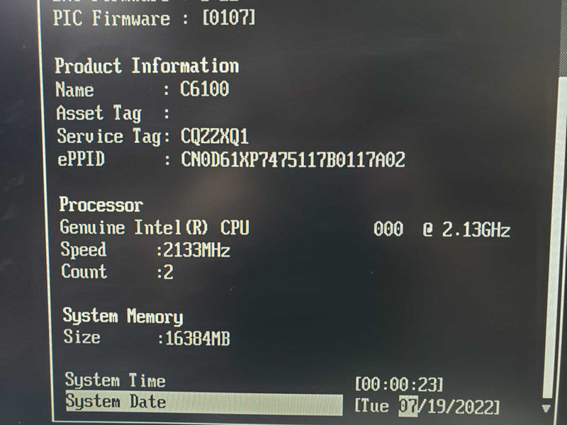 DELL XS23-TY3 with 3x C6100 different CPU and Ram, Check description [