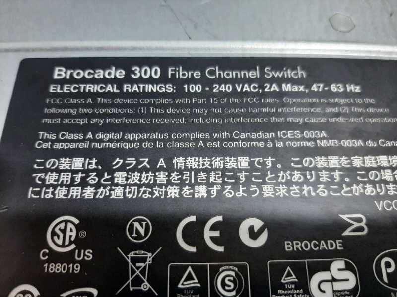 Brocade 24-Port 8Gb Fiber Channel SAN Switch, 300 SM-310-0000 310 :