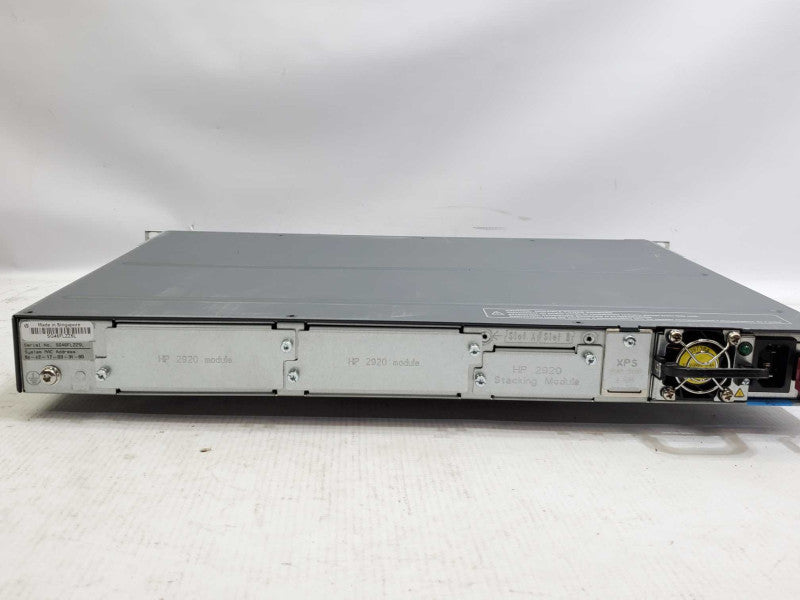 HP ProCurve J9729A 2920-48G POE+ 48-Port GigE Switch _ Reseted )