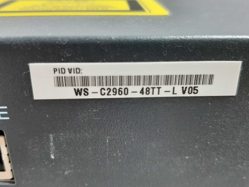 Cisco WS-C2960-48TT-L Catalyst 2960 Series 48 Port - 10/100 Mbps Switch, ~