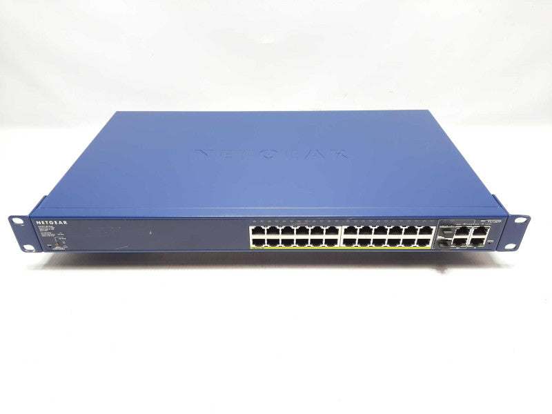 Netgear FS728TP 24-Port 10/100 PoE+ 2 x 1GB Copper + 2x Combo 1Gb Copper/SFP +
