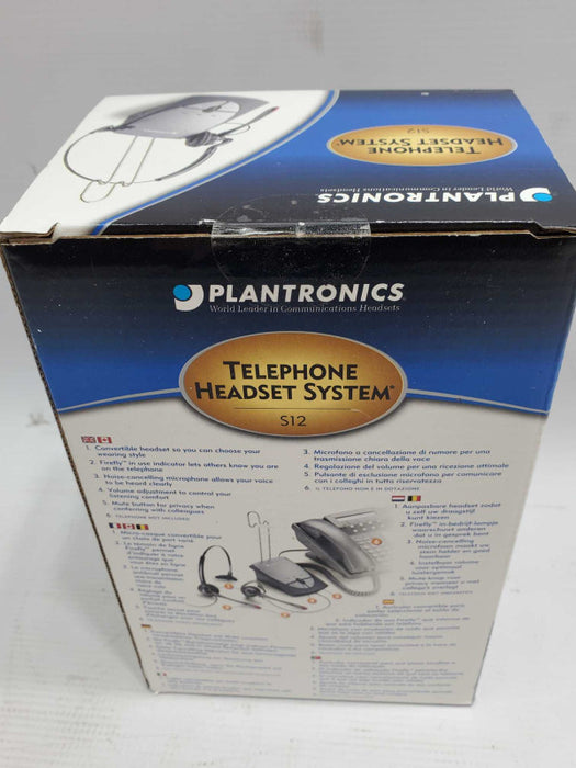 Plantronics S12 Headset (New, Sealed-Box) |
