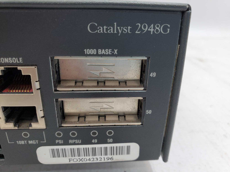 Cisco Catalyst 2948G WS-C2948G 48-Port Gigabit Ethernet Switch )