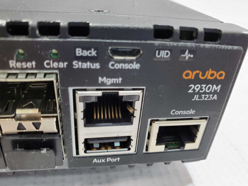 HP Aruba 2930M JL323A, Aruba-2930-40G-8SR-PoER Gigabit Switch w/ 2x PSU )