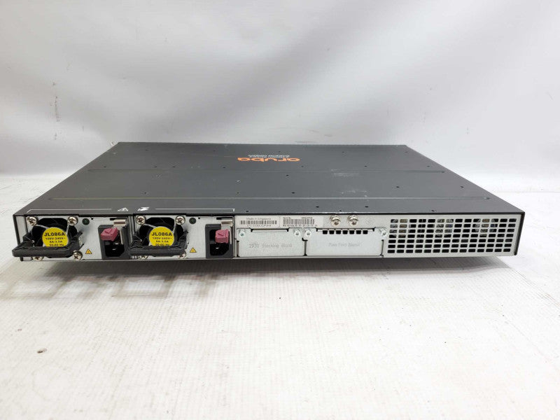 HP Aruba 2930M JL323A, Aruba-2930-40G-8SR-PoER Gigabit Switch w/ 2x PSU )