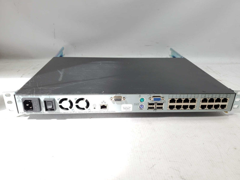 Dell Poweredge 2161 DS-2, 16-Port IP KVM Switch w/ Racks )