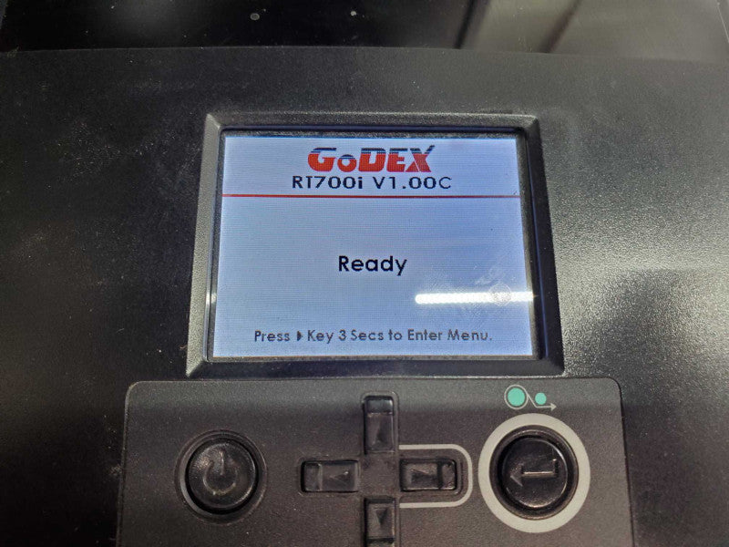 GoDex RT700i Black Color Display Portable Thermal Barcode Label Printer |