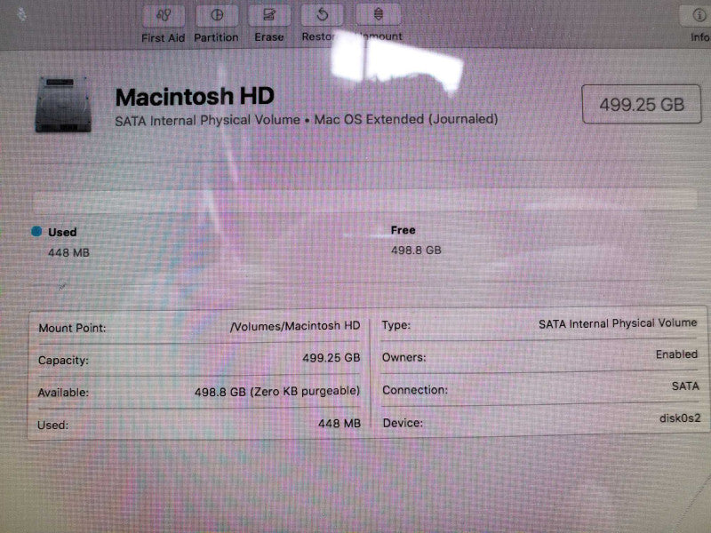 Apple iMac (Mid2010 21.5\\") Broken Glass, i3 3.06GHz 4GB DDR3 500GB HDD (Wiped) |