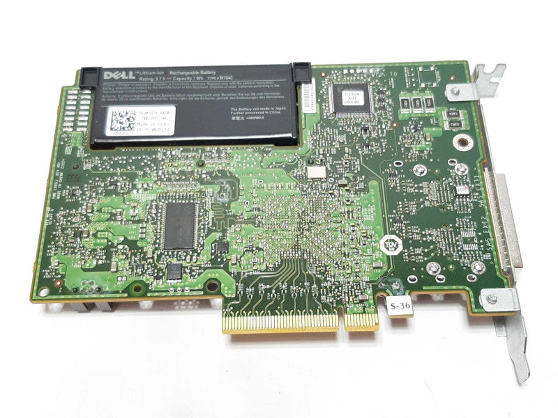 DELL PERC H800 512MB BBU SAS SATA 6Gb/s RAID Controller 0N743J +