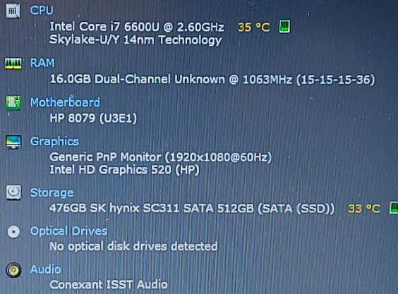 HP EliteBook 840 G3 I7-6600U 2.6GHz 16GB RAM 256GB SSD 14.1\\" $