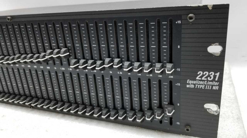 2231 equalizer/limiter with type iii nr / see notes #