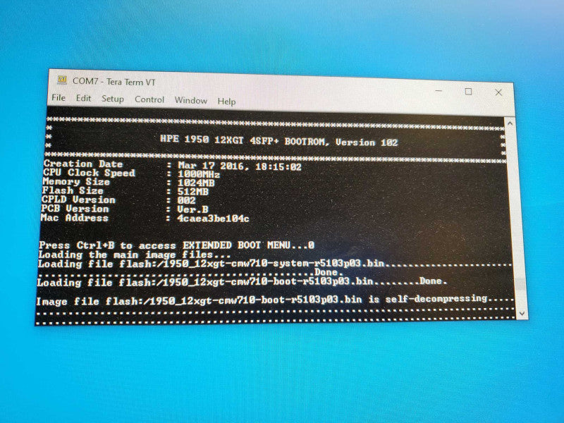 HP HPE OfficeConnect 1950 JH295A 12XGT 4SFP+ Managed Switch )