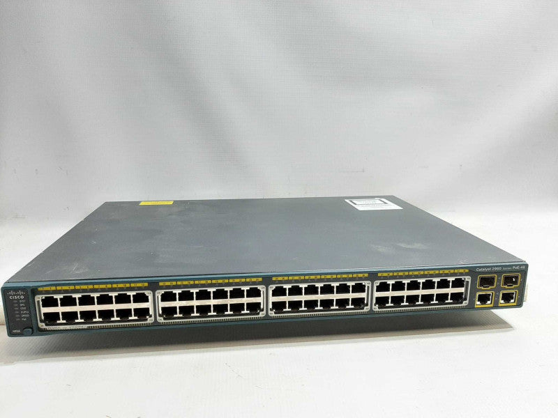 Cisco WS-C2960-48PST-L 48 Port PoE Ethernet Switch FACTORY RESET ~