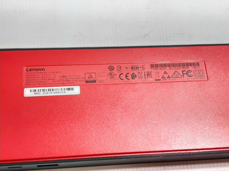 Lenovo ThinkPad Thunderbolt 3 Dock Gen 2 135W Docking Station ~