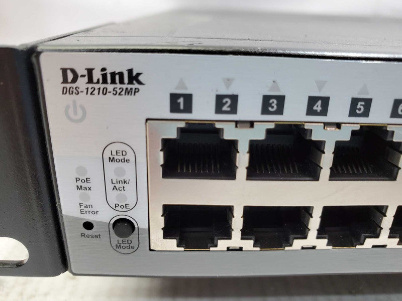 D-Link DGS-1210-52MP 52-Port Gigabit Web Smart PoE Switch w/ 4x Gigabit SFP )