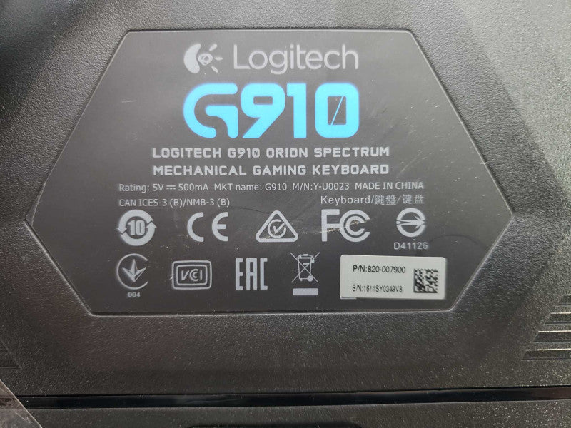 Logitech G910 Orion Spectrum Mechanical Gaming Keyboard [