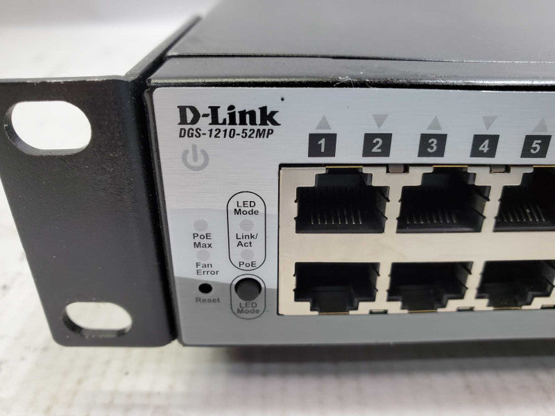 D-Link DGS-1210-52MP 52-Port Gigabit Web Smart PoE Switch w/ 4x Gigabit SFP )