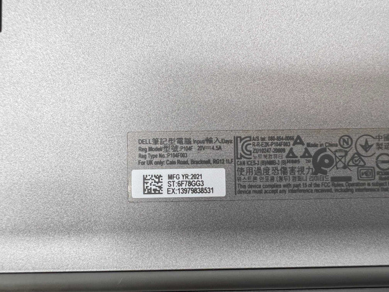 Dell Latitude 5521 with i5-11500H CPU 16GB RAM & 256GB NVME SSD Storage READ  -